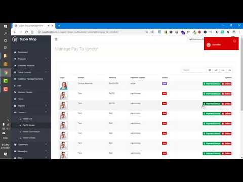 Customer Management System for Multi-Vendor E-commerce Website