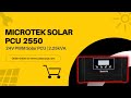 Microtek solar pcu 2550 24v inverter ups  solarsahimilegayahi  urbanurja 