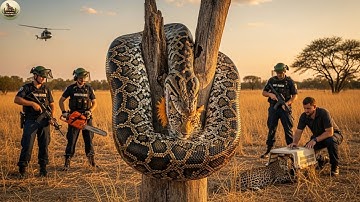 Brave Heroes Save Mother Leopard from Giant Python’s Terrifying Attack 🐍