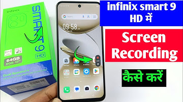 infinix smart 9 HD me screen recording kaise kare | infinix smart 9 HD screen recording setting