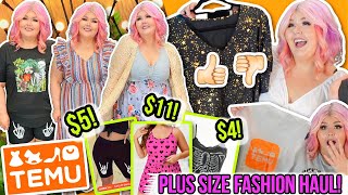 TEMU HUGE PLUS SIZE FASHION HAUL 20  UNDER $150 | IS IT WORTH IT!? | SUMMER 2023