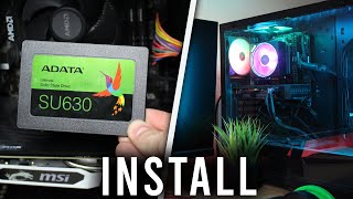 How To Install SSD In PC (Full Guide) | SSD Installation PC Tutorial