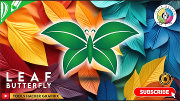 Leaf Butterfly Design in Corel Draw | by Tools Hacker Graphix