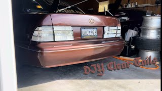 How To Clear Your LS400 Taillights