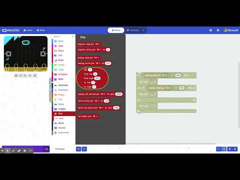 Flex Sensor Code MakeCode - Micro Bit