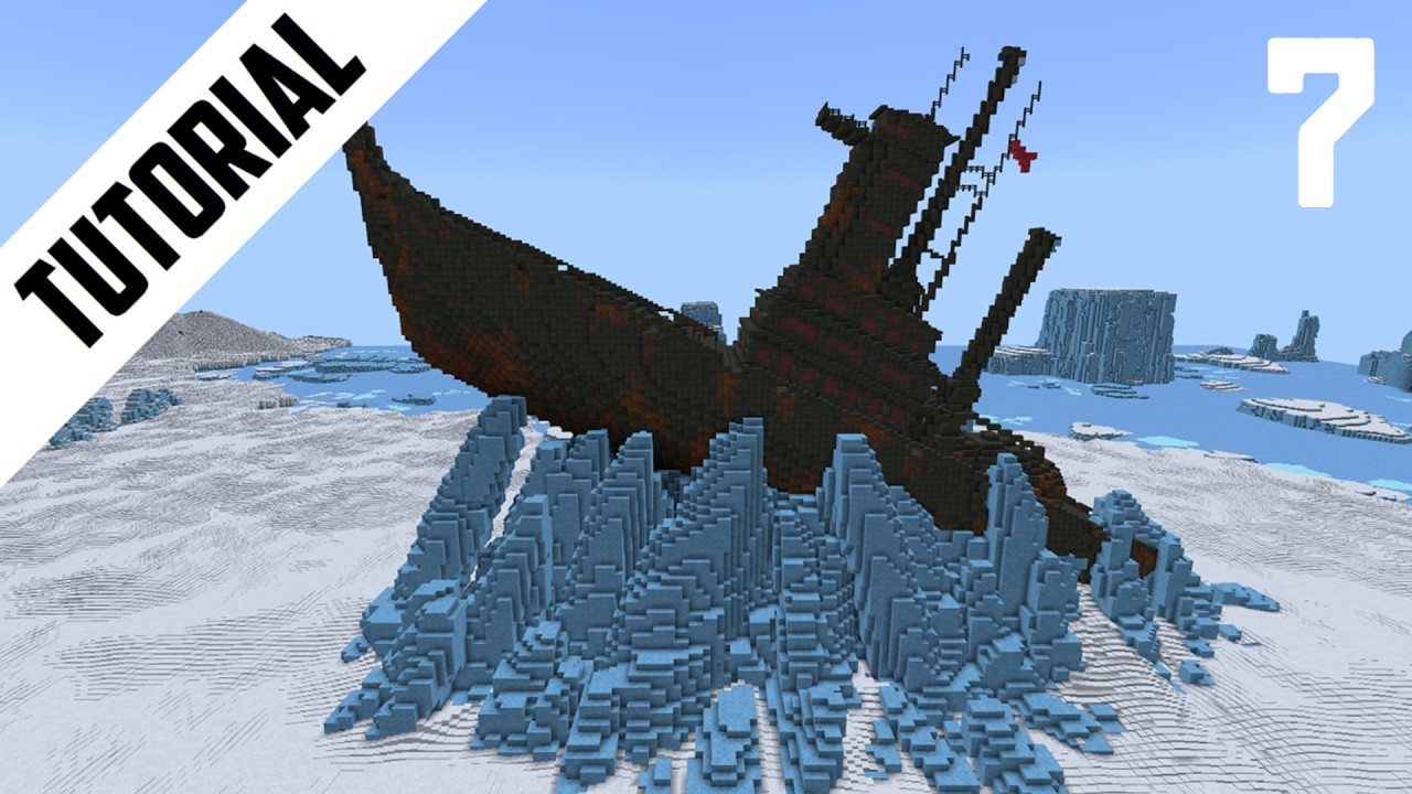 Minecraft: How to Build a Fire Nation Ship Part 7 (Step By Step)