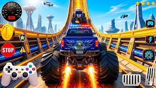 モンスタートラックメガランプエクストリームドライバー💥壮大なスタントマッドネスゲームプレイ screenshot 4