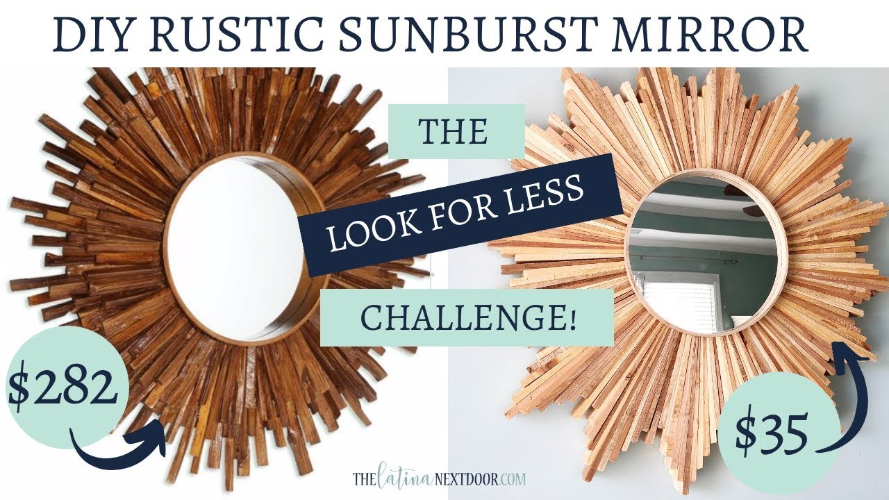 Ten June: DIY Bamboo Stick Sunburst Mirror Tutorial