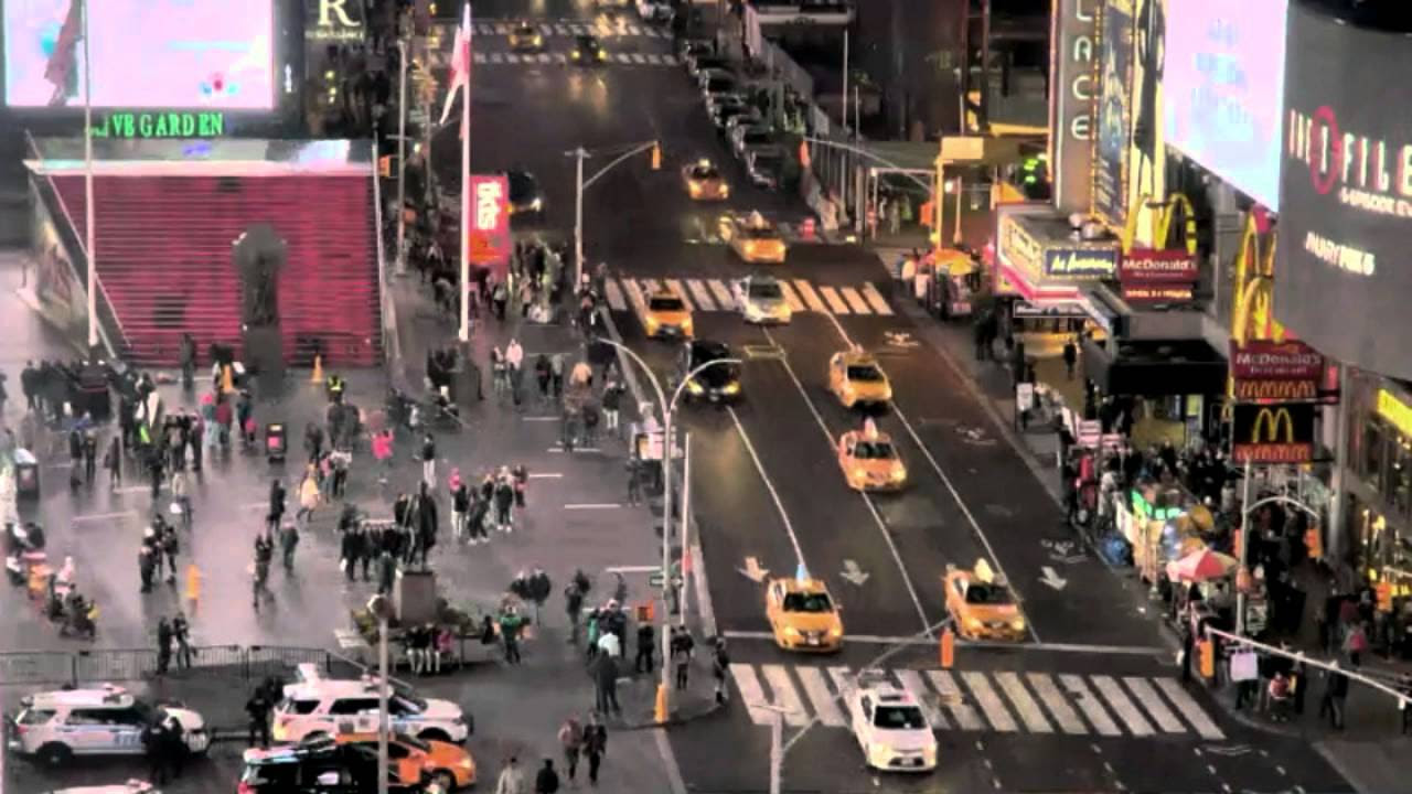 New York at Night Ambient Traffic Noise ( 12 Hours ) - YouTube