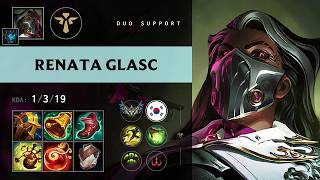 Renata Glasc Support vs Nautilus - KR Challenger Patch 26.17
