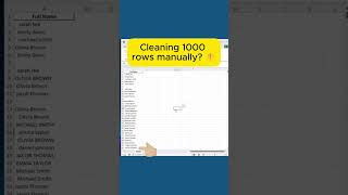 This VBA Code Cleans 1000 Rows in Seconds #excel #automation #vba