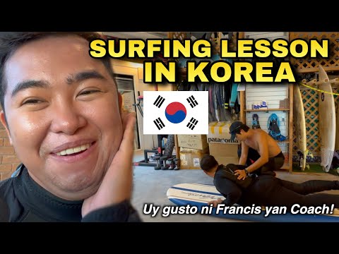 SURFING LESSON IN KOREA + 7 ELEVEN FOODS AND TEMPLES IN BUSAN