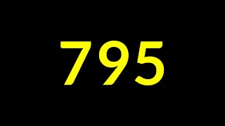 795 Seconds Countdown Timer With Sound Effect