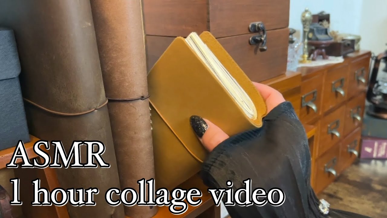 ASMR【1hour】collage sounds｜sleeping,relaxing