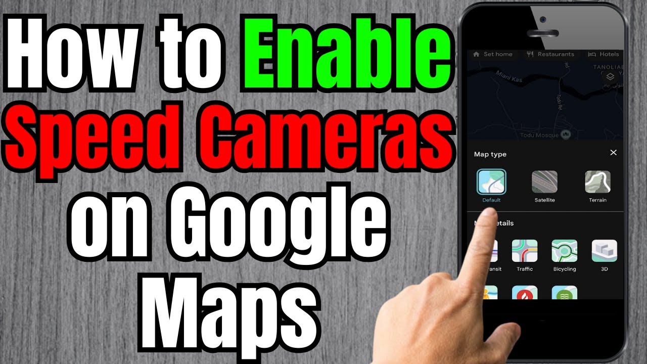 How to Enable Speed Cameras on Google Maps