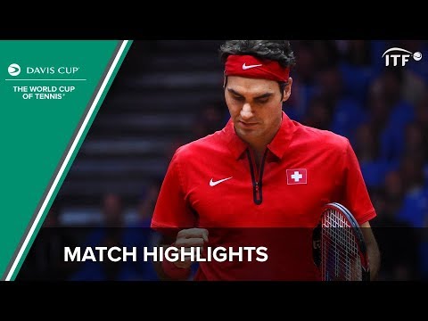 Federer vs Gasquet Highlights | Federer Wins The Davis Cup for Switzerland! | ITF