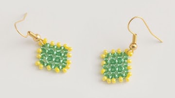 How To Make Summer Square Earrings - DIY Style Tutorial - Guidecentral