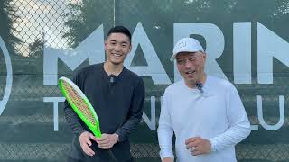 YAMAHA FX 97 CERAMIC TENNIS RQCKET FROM THE 80S -  REALLY SOFT AND FLEXIBLE screenshot 1