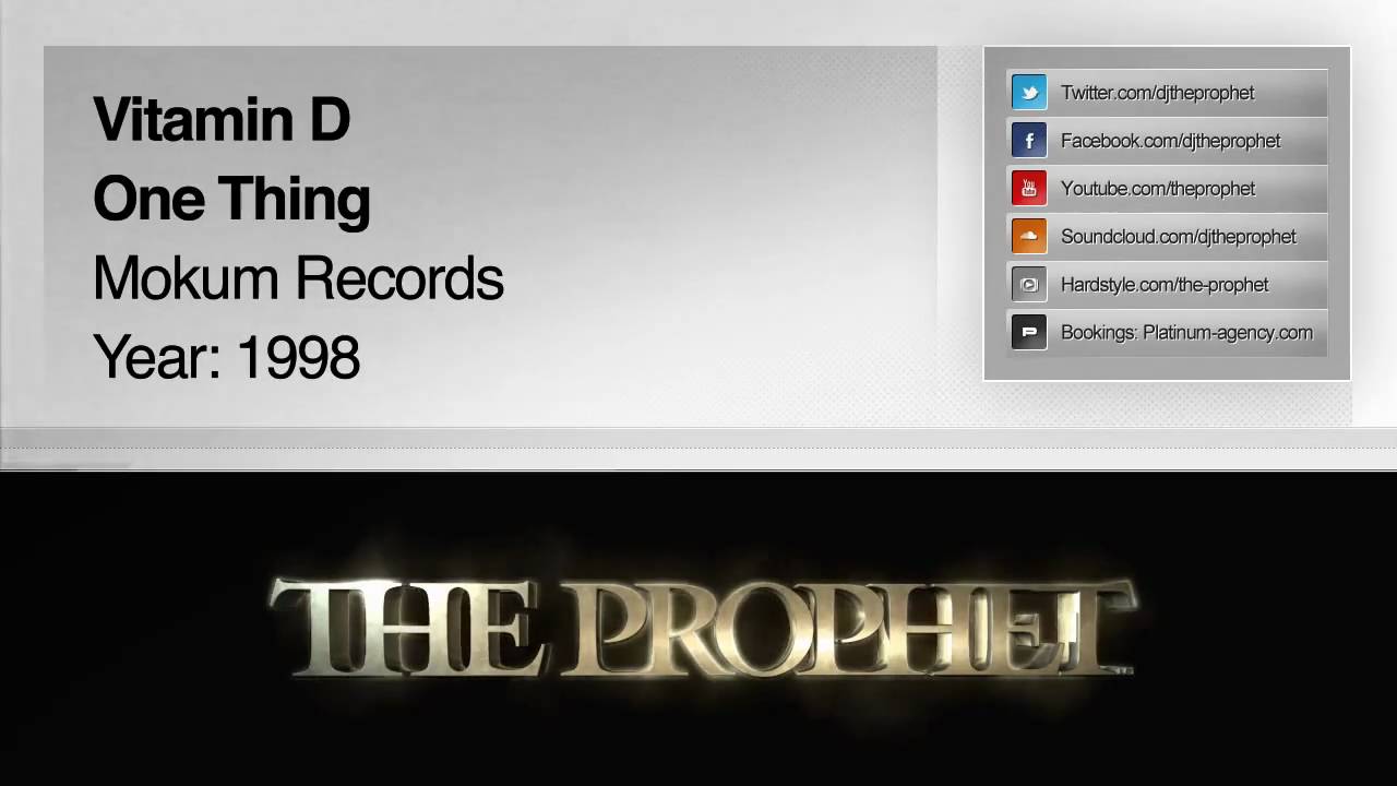 Vitamin D - One Thing (1998) (Mokum Records)