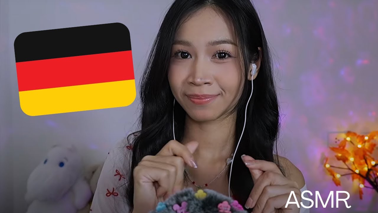 Waew ASMR speaking GERMAN compilation