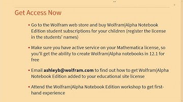 Hands-on Start to Wolfram|Alpha Notebook Edition