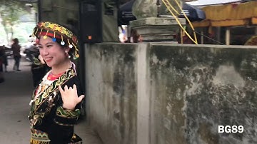 Lễ hội chùa Thầy Xã Sài Sơn Huyện Quốc Oai em gái xinh múa cô đôi thượng ngàn Cực đẹp