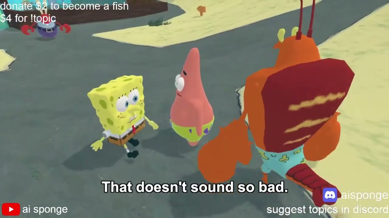 AI Sponge Try not to laugh but it's actually offensive