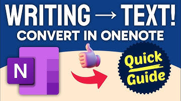 How to Convert Handwriting to Text in OneNote (Step by Step) 2025