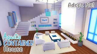 Aquatic Container House Speed Build ?? | PART 1 | Roblox Adopt Me