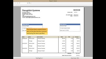 Combined Invoicing by Frequency in Scheduling Manager Service Business Software