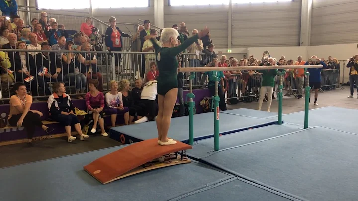 Amazing 91 year old Johanna Quaas at Turnfest Berl...