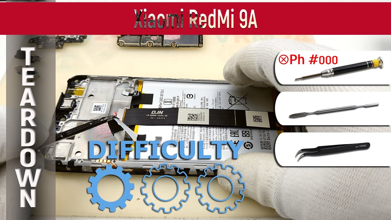 Xiaomi Redmi 9A M2006C3LG 📱 Teardown Take apart Tutorial