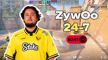 💥 ZYWOO 24-7 POV: FACEIT ANNIHILATION (Dust2) | 3621 ELO
