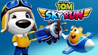 Talking Tom Sky Run New Fun Flying Game PILOT HANK NEW OUTIFTS UNLOCKED GAMEPLAY screenshot 4