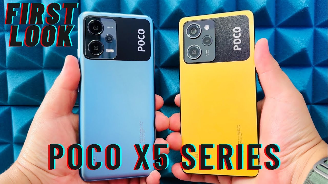 POCO X5 & X5 Pro First Look DESIGN & CAMERAS! 