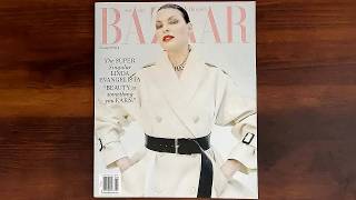 Harper's Bazaar May 2025 Linda Evangelista | ASMR Magazine Flip Through