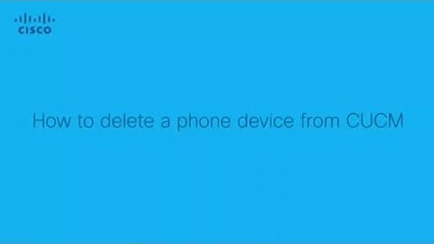 Phone deletion in CUCM | Subscribe for more videos #ucce #cisco #cucm #callmanager #ipphone
