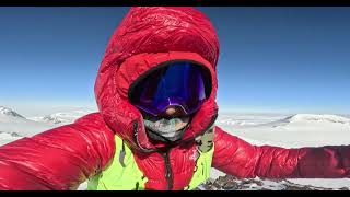 Monte Vinson, techo antartida (4.892m): Record absoluto subida y bajada, por Fernanda Maciel.