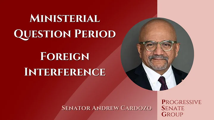 Senator Cardozo asks Minister Mendicino about foreign interference - May 31, 2023 (English feed)