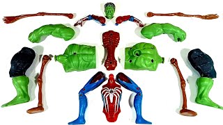 Assembling Toys Spider-Man Hulk Smash Vs Siren Head Superhero Avengers Toys