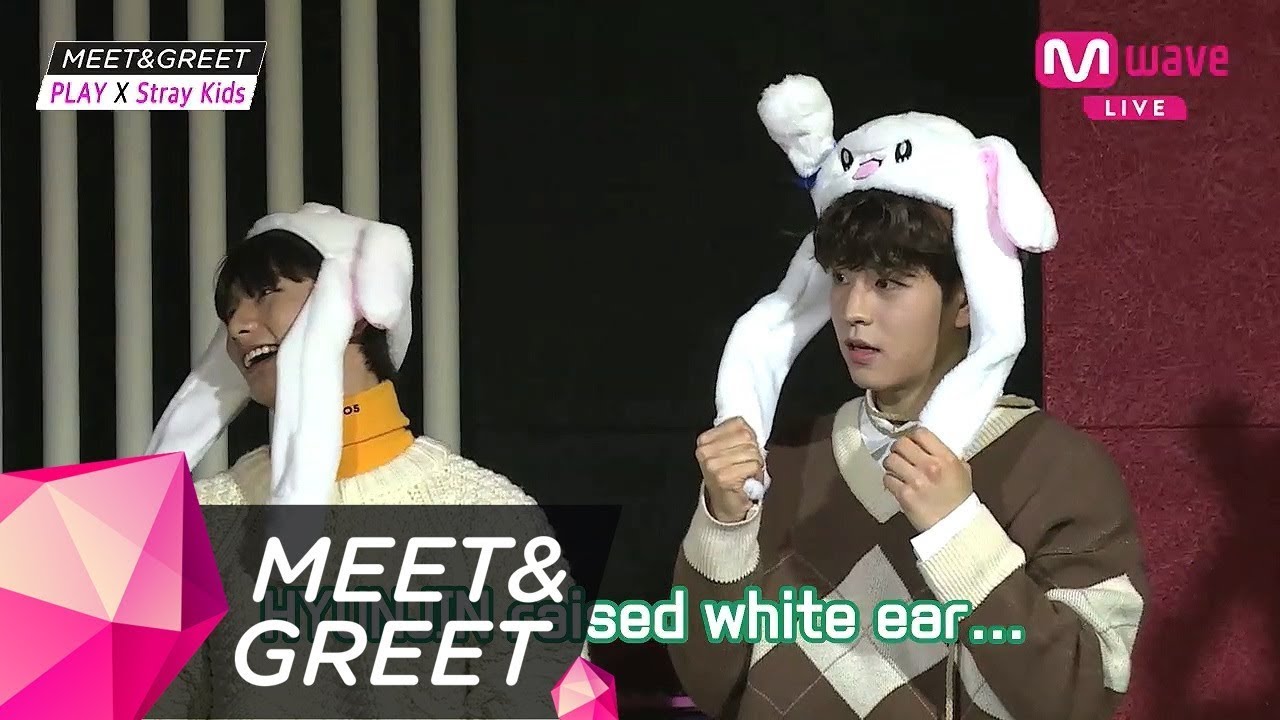 [MEET&GREET] It's the cutest sight of the MCs in rabbit hats. 'Blue ear white ear game'