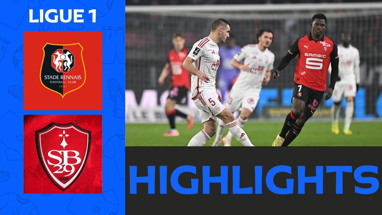 Ренн vs Брест | 3-1 | Основные моменты | Лига 1 2025–26 | Ренн Брест