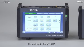 400G - anywhere, any speed, any test Network Master Pro MT1040A