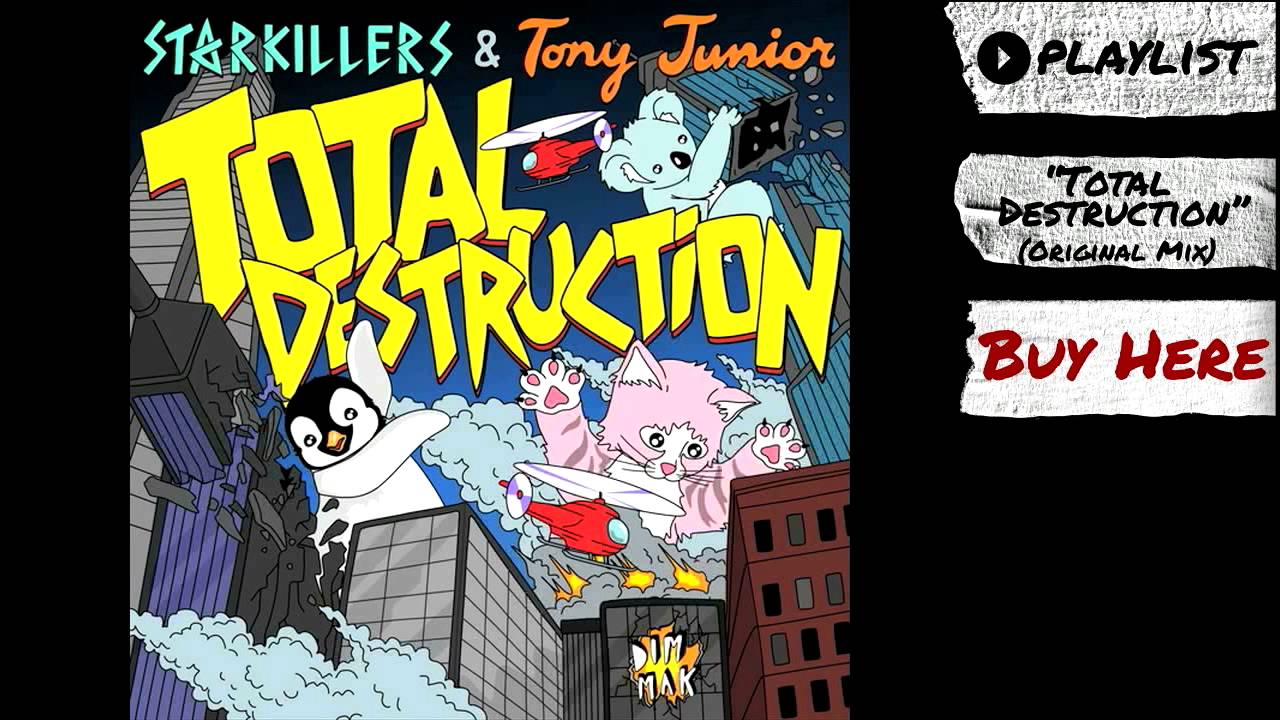 Watch Starkillers & Tony Junior - "Total Destruction" (Audio) | Dim Mak Records on YouTube Watch Starkillers & Tony Junior - "Total Destruction" (Audio) | Dim Mak Records on YouTube