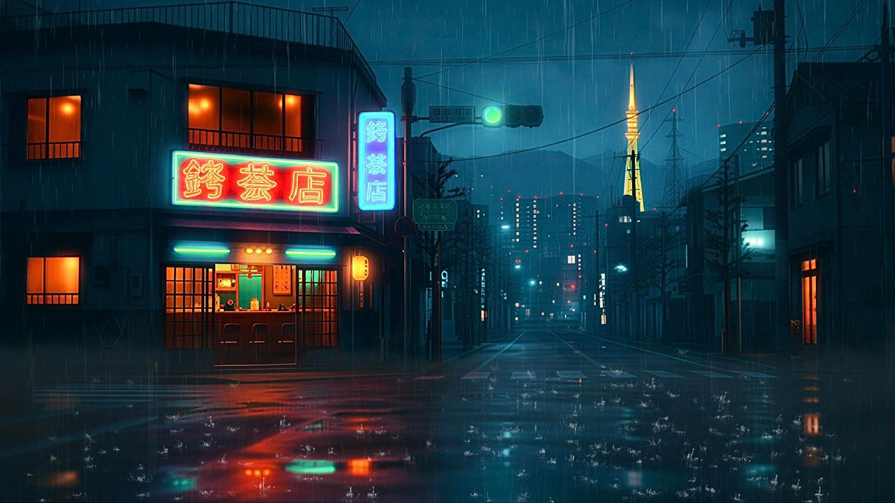 After Midnight in Tokyo 🌧️ 80s–90s Tokyo Night Lofi Mix
