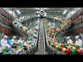 Inside a Modern Plastic Recycling Factory: From Used Plastic Bottles to Christmas Decorations