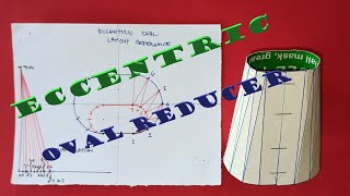 ECCENTRIC REDUCER OVAL. How to make/fabricate it Sheet Metal Fabrication : English Subtile