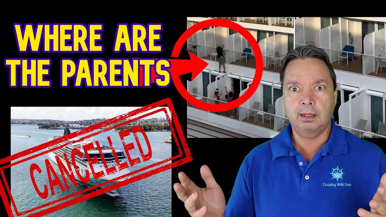 CRUISE NEWS - NCL CANCELS SHIP IN ALASKA, PASSENGERS CAUGHT CLIMBING BALICONIES