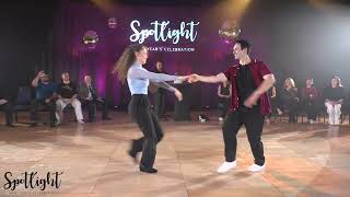 Celebrity Spotlight New Year's Celebration 2025/2026 Champion Jack & Jill Jordan Frisbee & Elizabeth Spann Profile