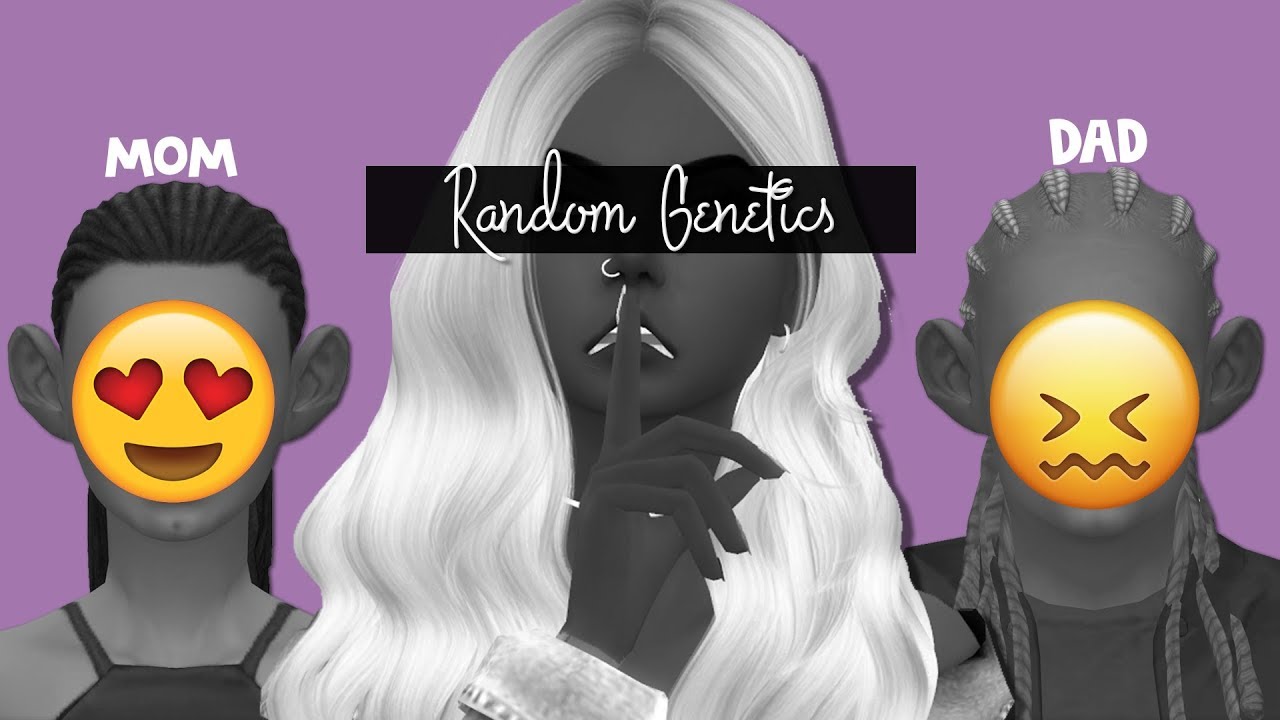 Wow Black White Random Genetics Challenge The Sims 4